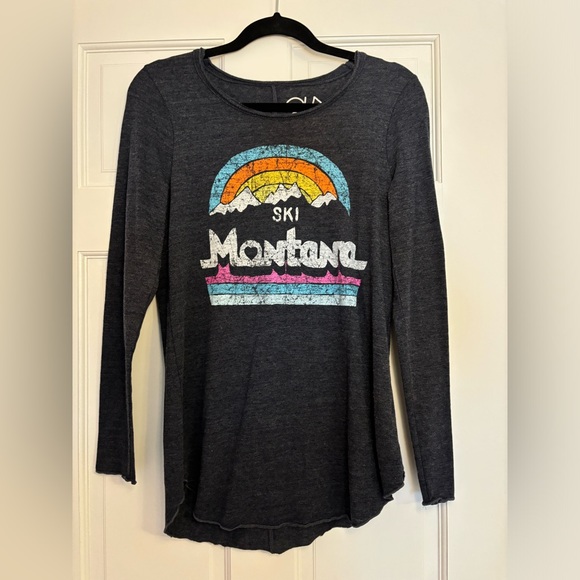 Chaser Montana Long Sleeve Tee in Avalon - Picture 4 of 10